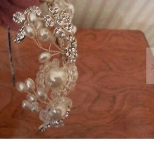 Stunning Faux pearl & Rhinestone Headband